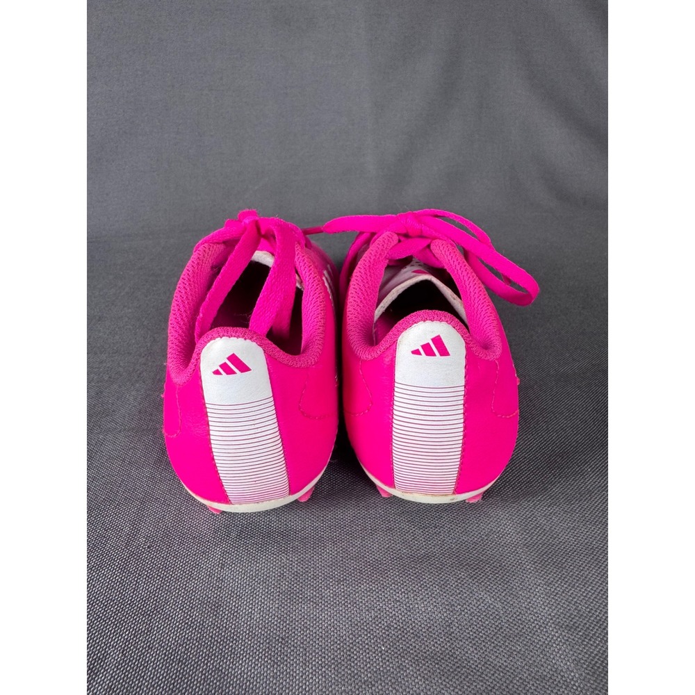 Adidas Kids Pink Soccer Cleats Youth Size 12K Bright Pink FG Cleats - Picture 2 of 7